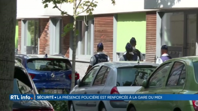 Gare du Midi: la présence policière renforcée pour plus de sécurité