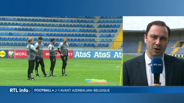 Euro 2024 de football: les Diables Rouges sont arrivés en Azerbaïdjan