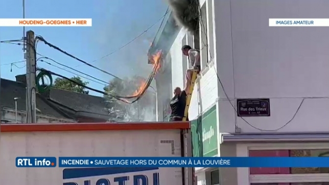 Intervention héroïque de deux pompiers hier après-midi à Houdeng