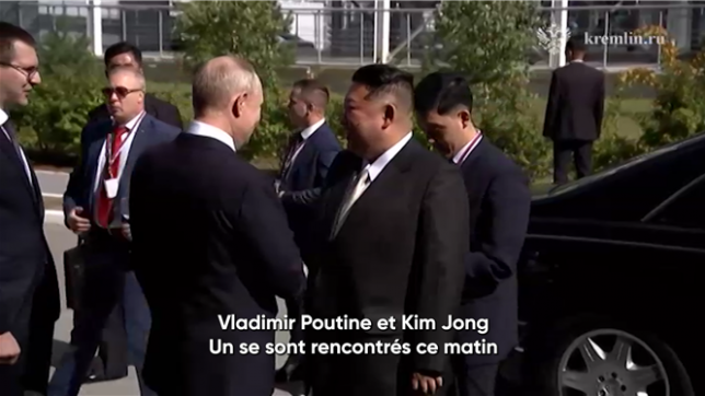 Rencontre entre Vladimir Poutine et Kim Jong Un