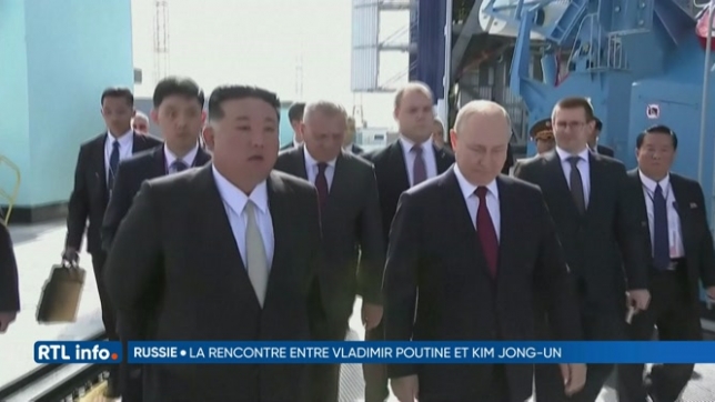 Rencontre entre Vladimir Poutine et Kim Jung-Un en Russie