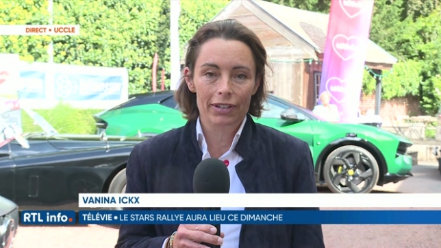 Opération Télévie: présentation du Star Rallye Télévie avec Vanina Ickx