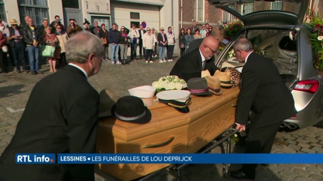 Les funérailles de Lou Deprijck ont eu lieu ce matin à Lessines
