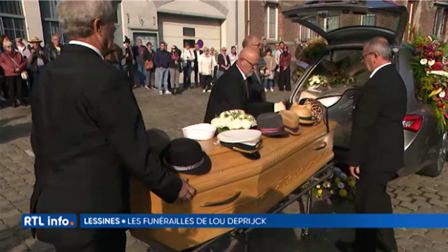 Les funérailles de Lou Deprijck ont eu lieu ce matin à Lessines