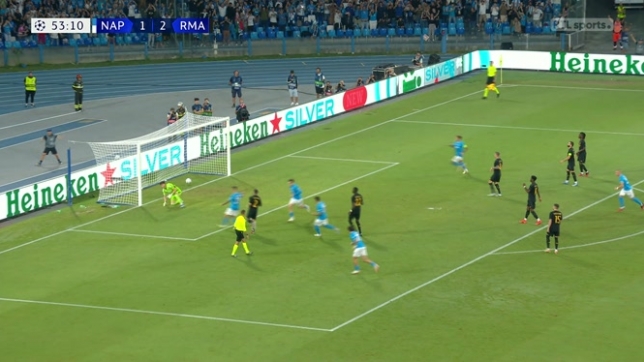 Naples-Real Madrid: le Napoli égalise sur penalty