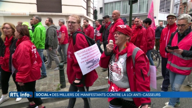 Manifestation nationale: les syndicats sont contre la loi anticasseur