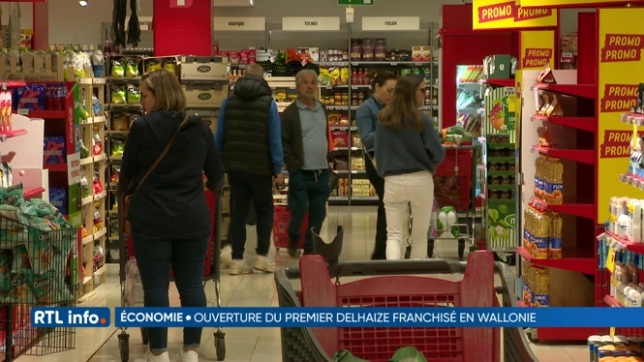 Delhaize: le premier magasin franchisé à ouvert ses portes à Bouffioulx