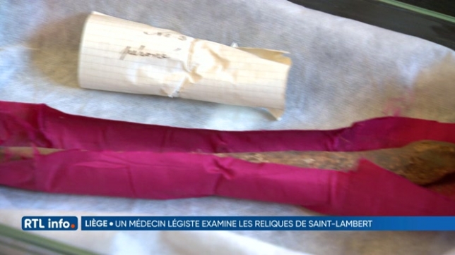 1.300 ans après sa mort, la dépouille de Saint-Lambert a été autopsiée