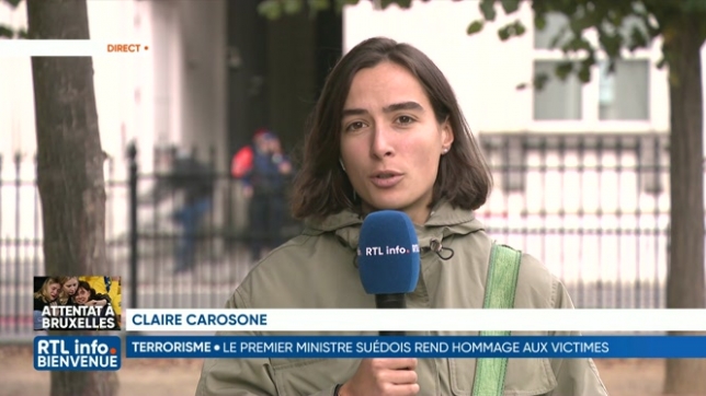 Attaque terroriste à Bruxelles: Claire Carosone est en direct de la cérémonie d