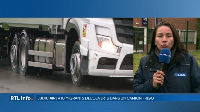 10 migrants découverts dans un camion frigo sur l