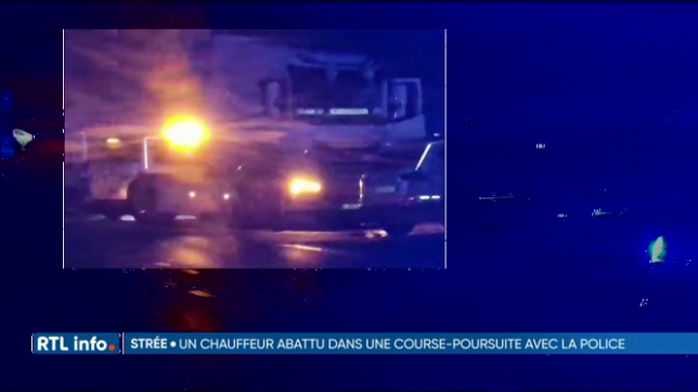 Un chauffeur de camion abattu après une course-poursuite à Strée