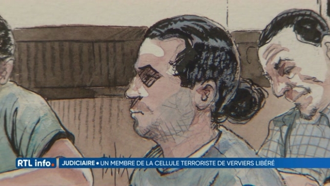 Un des membres de la cellule terroriste de Verviers a été  libéré