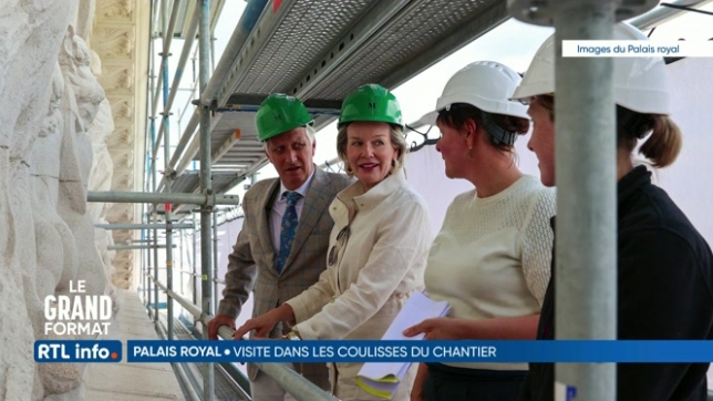 Plongée dans les coulisses du chantier de rénovation du Palais royal de Bruxelles