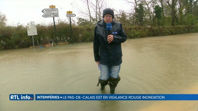 Inondations au Pas-de-Calais: la situation sur place avec Julien Crête