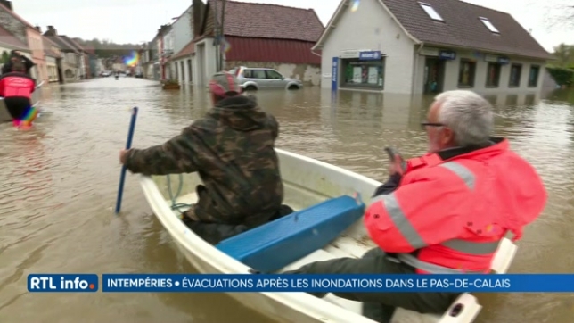 Inondations dans le Pas-de-Calais: la vigilance rouge est toujours activée
