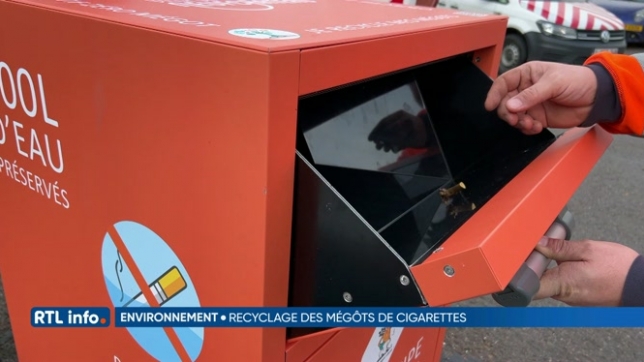 Les mégôts de cigarettes recyclés en mobilier urbain à Neufchâteau