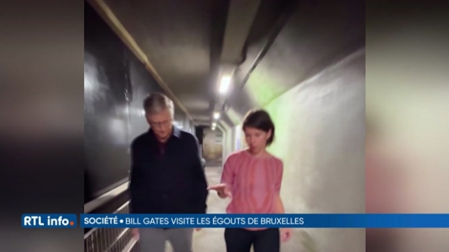 Bill Gates en balade dans les égouts de Bruxelles !