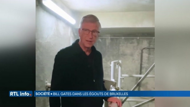 Bill Gates en visite dans les égouts de Bruxelles !