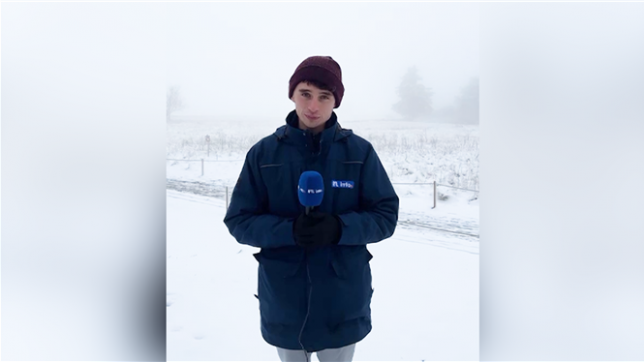 Première neige de la saison: notre journaliste s