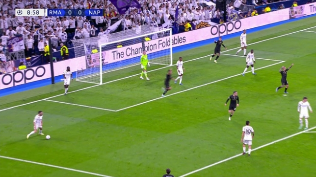 Real Madrid-Napoli: le but de Simeone