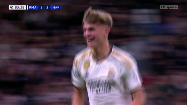 Real Madrid-Napoli: le jeune Paz fait 3-2