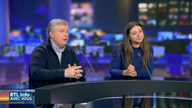 André Lamy et Morgane Leveugle dans le RTL info Avec Vous du 30 novembre 2023
