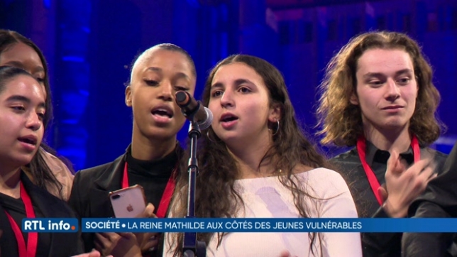 La reine Mathilde a participé au Invisible Youth Europeans Summit à Bruxelles