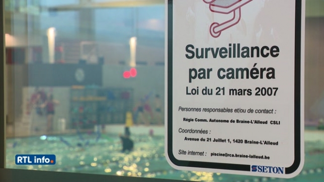 Des caméras de surveillance… dans les vestiaires, à la piscine de Braine-l