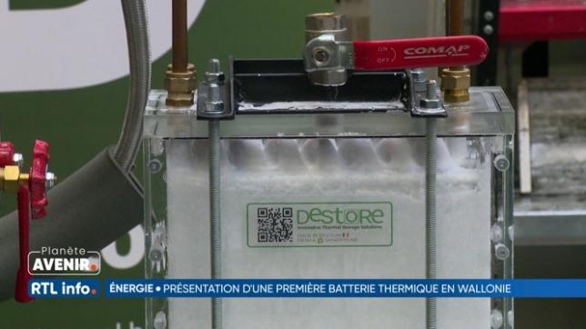 Une batterie thermique produite dans le Brabant Wallon