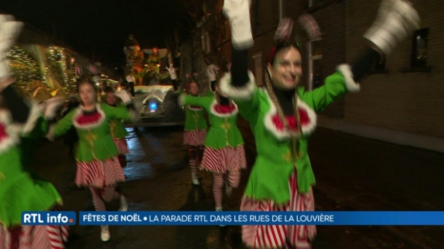 La Parade de Noël RTL a remporté un franc succès à La Louvière