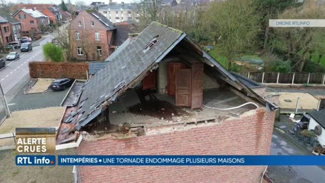Intempéries: une tornade a balayé la commune de Wavre-Sainte-Catherine