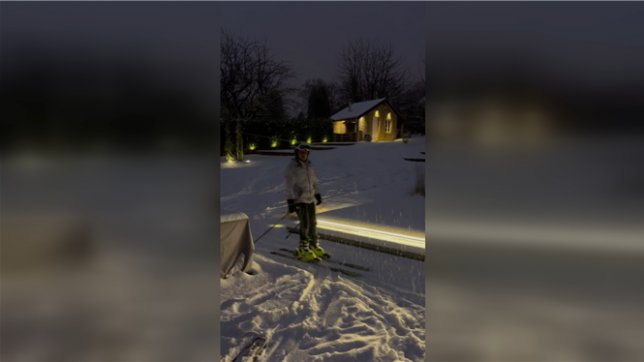 Offensive neigeuse sur notre pays: certains en profitent pour skier