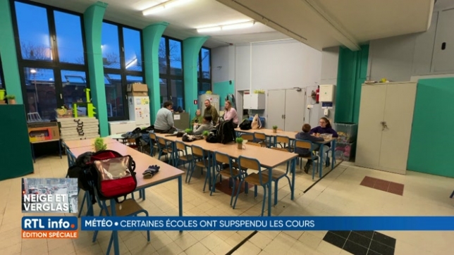 Neige: certaines écoles ont pris des dispositions, comme en province de Liège