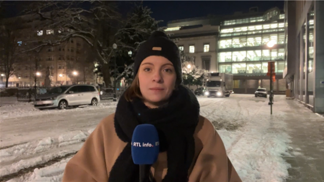La plupart des trottoirs sont enneigés: notre journaliste fait le point sur la situation à Bruxelles ce matin