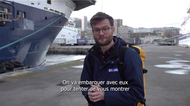 En mer pour sauver des vies : une équipe de RTL info embarque à bord d