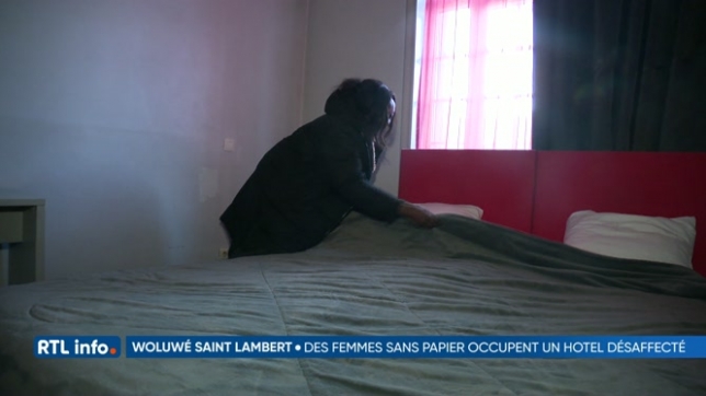 Des femmes et enfants sans papiers occupent un ancien hôtel à Woluwe-Saint-Lambert