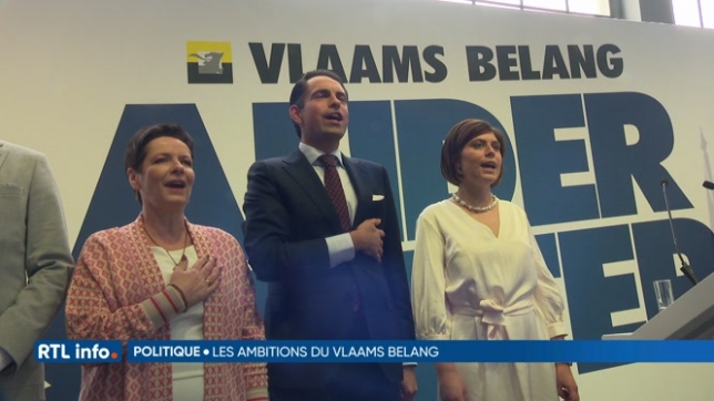 Le Vlaams Belang a présenté ses voeux et ses ambitions pour les élections