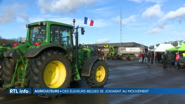 Des agriculteurs belges présents désormais aux côtés de leurs amis français