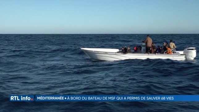 68 migrants sauvés par le navire de MSF en mer Méditerranée