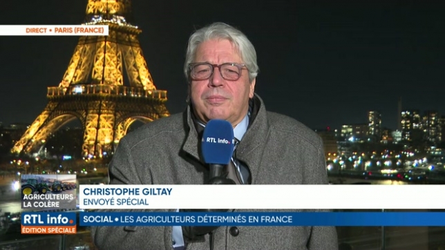 Les agriculteurs français aux portes de Paris