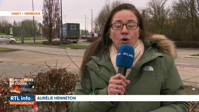Grogne des agriculteurs: Aurélie Henneton est en direct de Gembloux