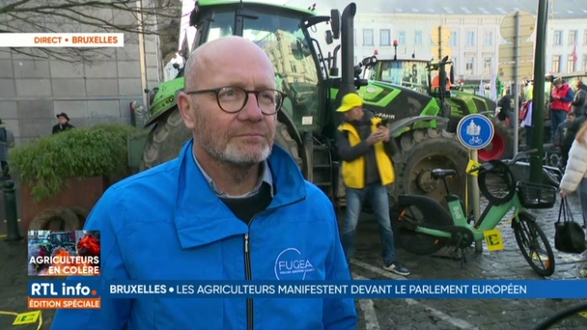 Grogne des agriculteurs: le point avec Simon François au coeur de la manif