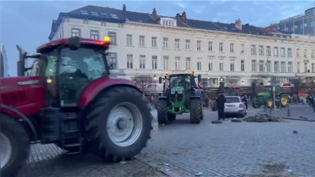 Les derniers tracteurs ont quitté la place du Luxembourg