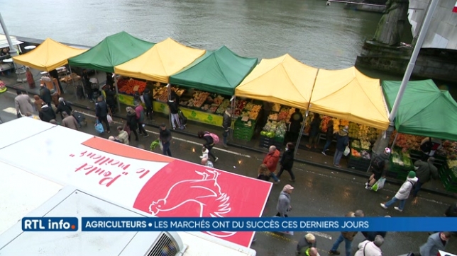 Le marché de la Batte à Liège bénéficie-t-il de la crise agricole ?