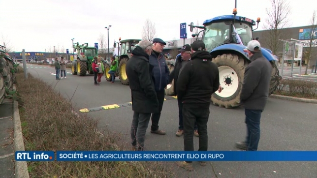 Les agriculteurs rencontreront Elio Di Rupo cet après-midi à Mons
