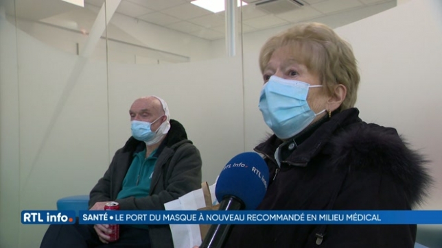 Santé: le port du masque à nouveau recommandé dans les hôpitaux