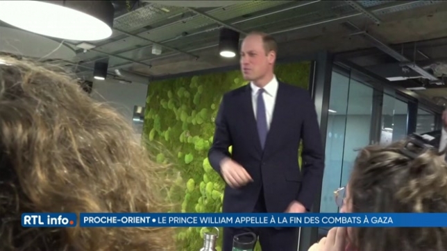 Le prince William appelle à la fin de la guerre menée par Israël à Gaza