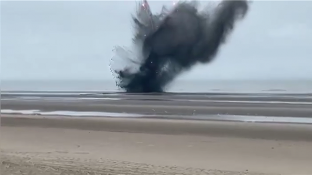 Une bombe aérienne retrouvée sur la plage de Coxyde: l