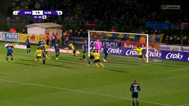 Union-Bruges: Sykes fait 2-0