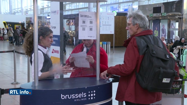 Deuxième jour de grève chez Brussels Airlines: 30% des vols annulés
